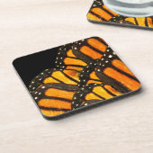 コースター（昆虫）オオカバマダラ、モナーク蝶の翼の上の黒 コースター (左側)