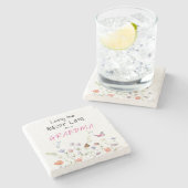 コースター – 最高の祖母の石としての生活を (横)