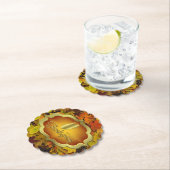 コースター – 板紙 – 秋楽しい感謝祭 (インサイチュ)