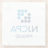 コースター – 正方形 – ガラス (裏面)