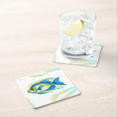 コースター – 水彩シリーズ：アンジェルフィッシュ (インサイチュ)