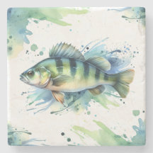 コースター – 水彩シリーズ：パーチ