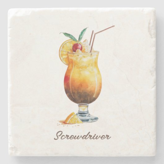 コースター、石 – ドライバー ストーンコースター (正面)