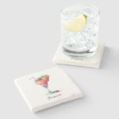 コースター、石 – 大切 ストーンコースター (横)