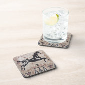 コースター--編まれた子馬 コースター (右側)