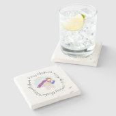 コースター：賛美クリスマス ストーンコースター (横)