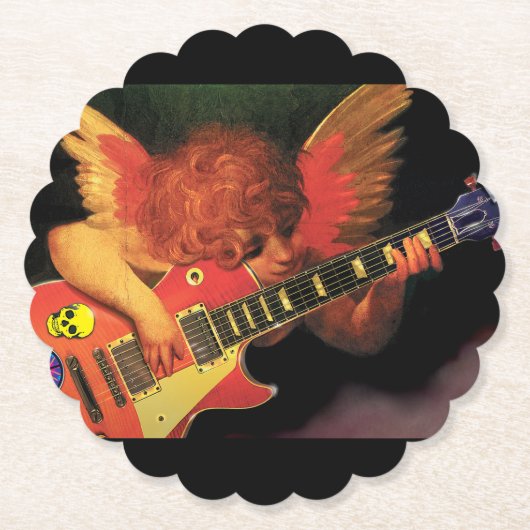 コースター.電気チェルブ捲縮 ペーパーコースター (正面)