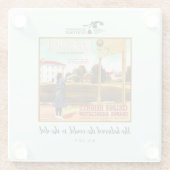 コースター – Claremont fruit crateラベル (裏面)