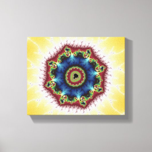 コースター – Fractal Art キャンバスプリント (正面)
