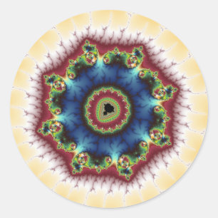 コースター – Fractal Art ラウンドシール