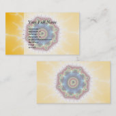 コースター – Fractal Art 名刺 (正面/裏面)