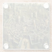 コースター – LABYRINTH COLLECTION (中世デザイン) (裏面)