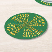 コースター – MIRULESイ書ア金ゴールドスターデザイン (アングル)