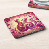 コースター – Pink Pussy Cats (左側)