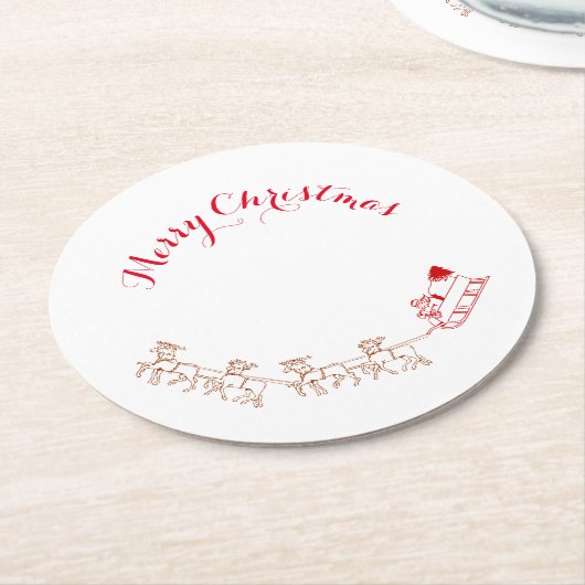 コースター – Santa and His Sleigh (アングル)