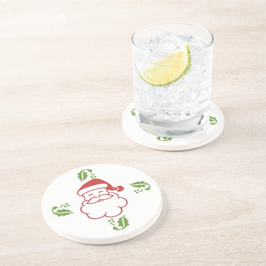 コースター – Santa and Holly (側面)
