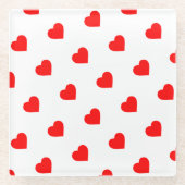 コースターnハート ガラスコースター (正面)