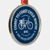 コーストからコースト(サイクリング) メタルオーナメント (右)
