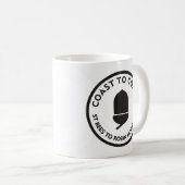 コーストからコースト – ロビンフッドの湾にセントビーズ コーヒーマグカップ (正面右)