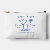 コーストで最後のトーストバチェロレッテ週末パーティー アクセサリーポーチ (正面)
