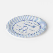 コーストで最後のトーストバチェロレッテ週末パーティー ペーパープレート (アングル)