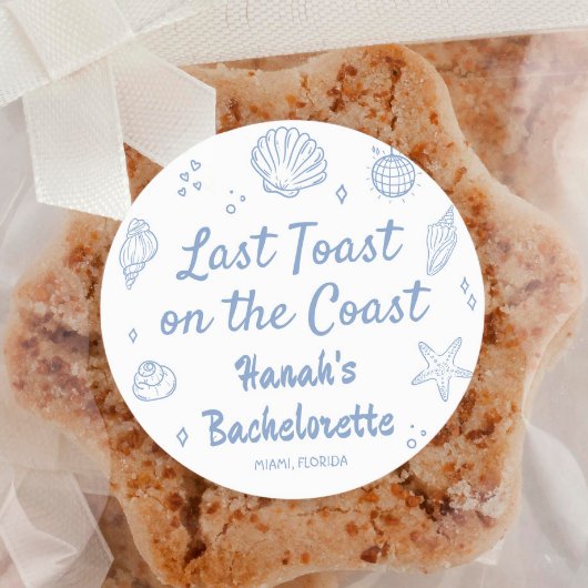 コーストで最後のトーストバチェロレッテ ラウンドシール