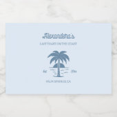 コーストで最後のトーストバチェロレッテ リキュールボトルラベル (シングルラベル)