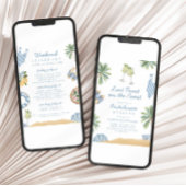 コーストで最後のトーストバチェロレッテ 招待状