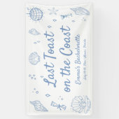 コーストで最後のトーストバチェロレッテ 横断幕 (縦)