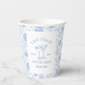 コーストで最後のトーストフローラバチェロレッテ 紙コップ (正面)