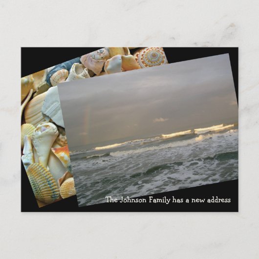 コーストの新しい住所はがきに移動 案内ポストカード (正面)