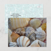 コーストの新しい住所への移動 案内ポストカード (正面/裏面)
