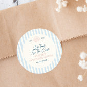 コーストの最後のトーストバチェロレッテラウンドステッカー ラウンドシール