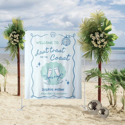 コーストの最後のトーストバチェロレッテ背景 タペストリー