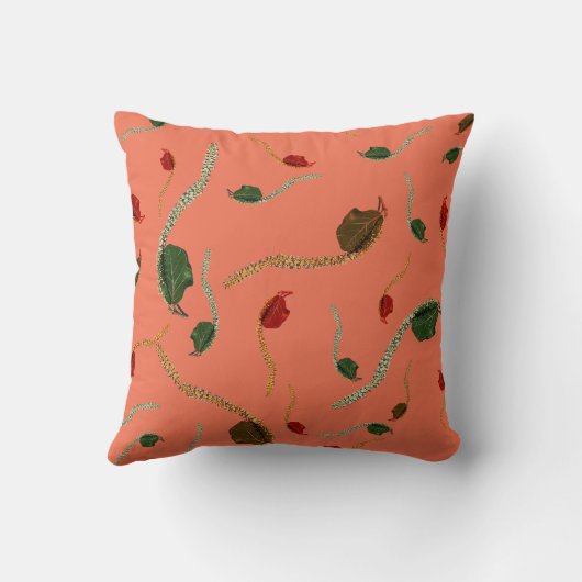 コーストはっきりしたシーグレープ – コーラルショア装飾用クッション クッション (裏面)