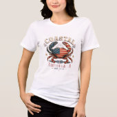 コーストアメリカ カニTシャツ トライブレンドTシャツ (正面)