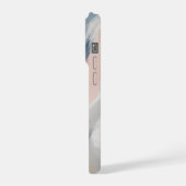 コーストアル ミスト アブストラクト iPhone 15 Pro カバー (左側面)