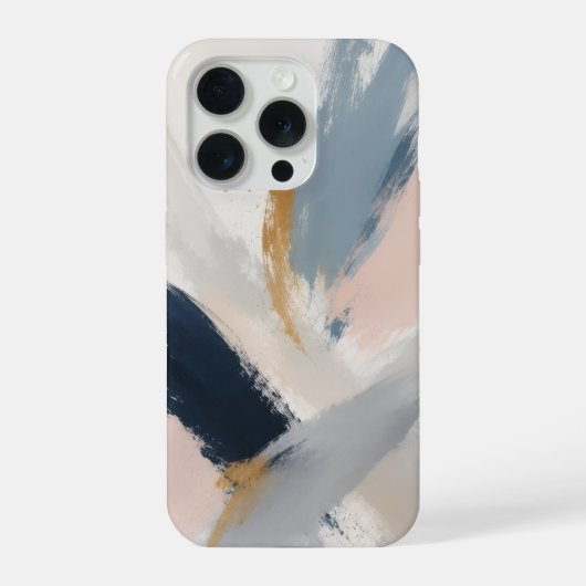 コーストアル ミスト アブストラクト iPhone 15 Pro カバー (裏面)