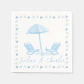 コーストア結婚ルカクテルナプキン スタンダードカクテルナプキン (正面)