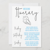 コーストウィークエンドでの最後のトーストバチェロレッテ 招待状 (裏面)