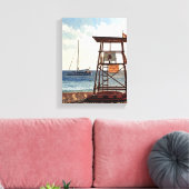 コーストウォッチ、コス、ランビビーチ キャンバスプリント (インサイチュ (リビング))