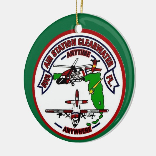 コーストエアステーションクリアウォータークリスマスオーナメント セラミックオーナメント (左)