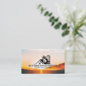 コーストエテ実在ィートロゴ | Sun Rise 名刺 (スタンド正面)