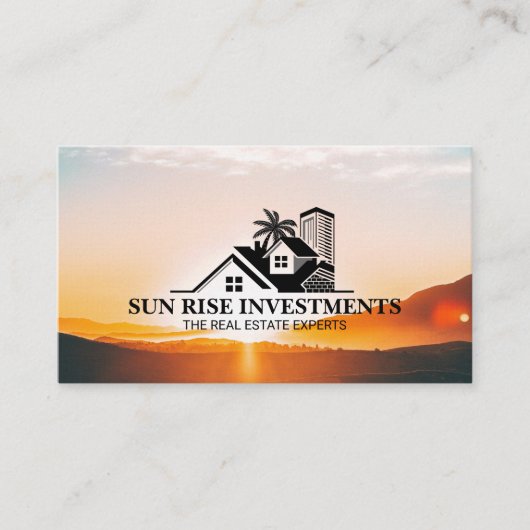 コーストエテ実在ィートロゴ | Sun Rise 名刺 (正面)