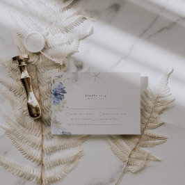 コーストエレガントウェディングRSVPカード エンクロージャーカード