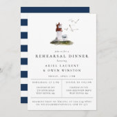 コーストエレガントライトハウスリハーサルディナー 案内状 (正面/裏面)