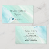 コーストオーガニックウォーター水彩名刺 名刺 (正面/裏面)