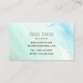 コーストオーガニックウォーター水彩名刺 名刺 (裏面)