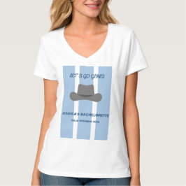 コーストカウガールサマーバチェラーTシャツVネック Tシャツ