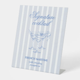 コーストカクテルの最後のトーストバチェロレッテ 台座サイン